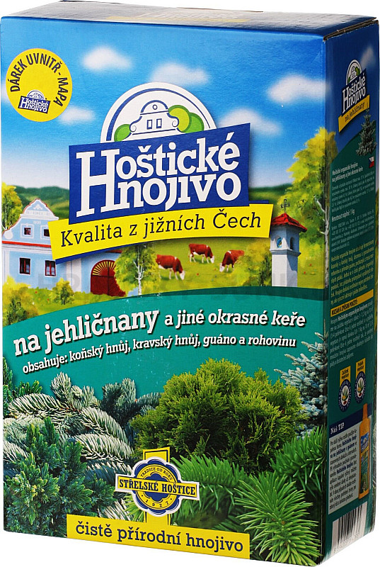 Hoštické hnojivo - jehličnany 1 kg s guánem
