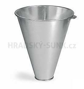 Vykrvovací trychtýř k zavěšení pro všechnu drůbež, hlavu vložit do malého prům.