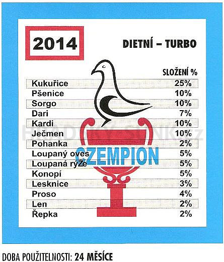 Dietní směs turbo 2014 / 20kg
