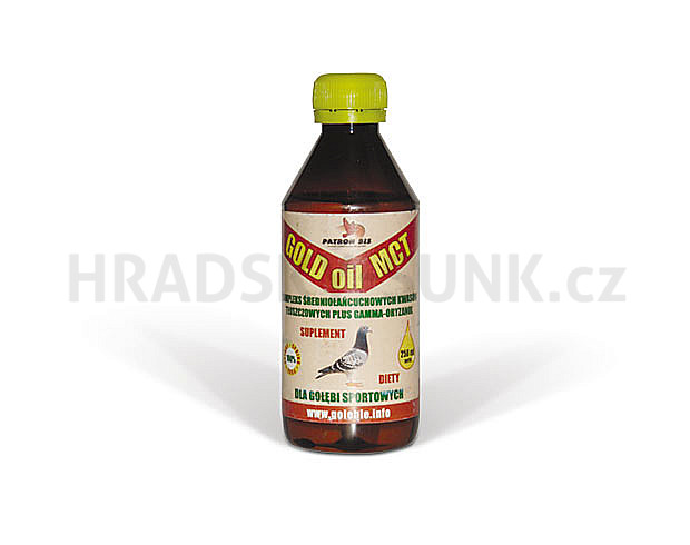 GOLD OIL MCT / 250ml –  pro holuby. na lety 300 - 600 km