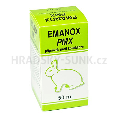 EMANOX PMX 50 ml - přírodní doplněk k předcházení kokcidiózy